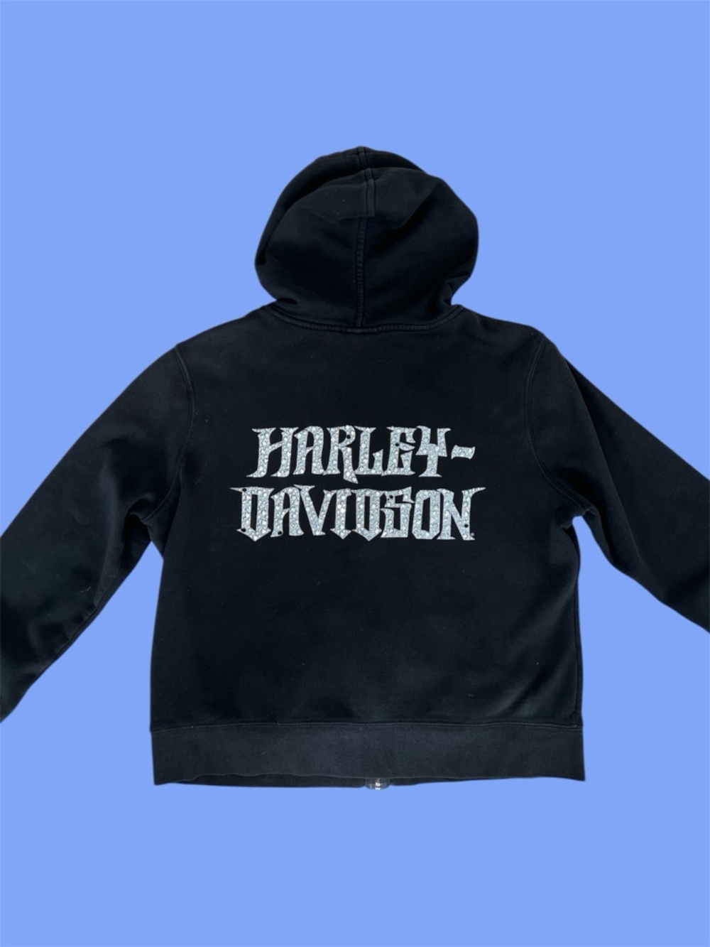 Harley-Davidson - Black Hoodie with Diamond Logo